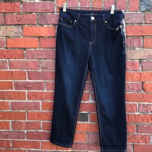 Chico’s So Lifting Crop Blue Jean Women’s Size 0